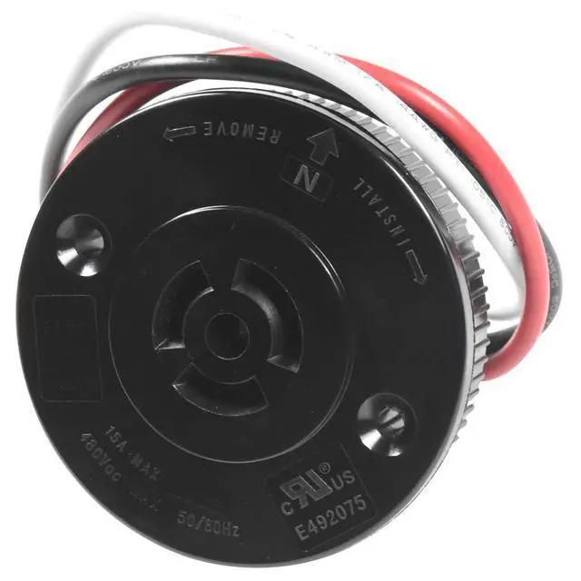Alt view image 2 of 6 - 30-Pack Photocell Sensor 3 pins Receptacle Light Switch Socket Dusk to Dawn Outdoor Plug Base Twist Lock for Led Flood Light, Outdoor Light, Garden Light, Street Light etc