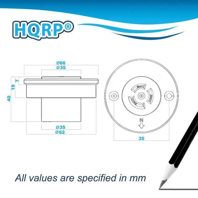 Alt view image 6 of 6 - 30-Pack Photocell Sensor 3 pins Receptacle Light Switch Socket Dusk to Dawn Outdoor Plug Base Twist Lock for Led Flood Light, Outdoor Light, Garden Light, Street Light etc