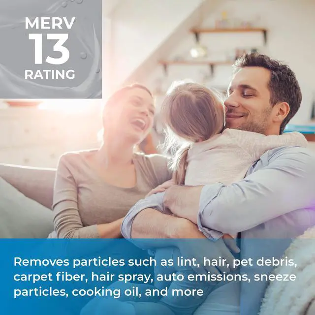 Alt view image 4 of 5 - 18x32x2 MERV 13 Pleated Filter Air Filters - Made in USA (6 Pack)