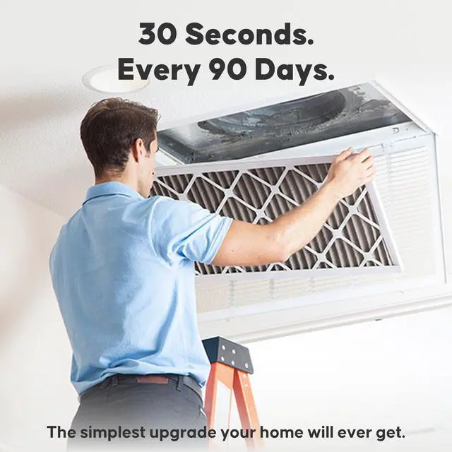 Alt view image 6 of 6 - 19 7/8x21 1/2x1 MERV 11 High Efficiency Pleated Air Filter, 12-Pack, Electrostatic AC Furnace HVAC Replacement, Captures Dust Pollen Pet Dander Mold Smoke (19.875x21.5x0.75)