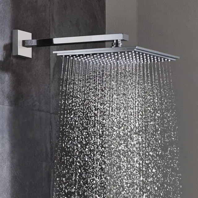 Alt view image 3 of 6 - 27705000 Euphoria Cube Rain Shower Head, 2.5 GPM, Starlight Chrome