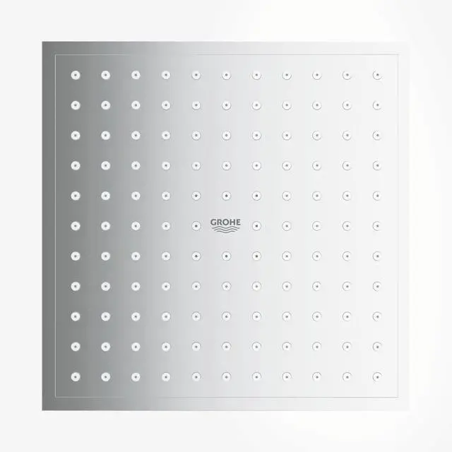 Alt view image 5 of 6 - 27705000 Euphoria Cube Rain Shower Head, 2.5 GPM, Starlight Chrome