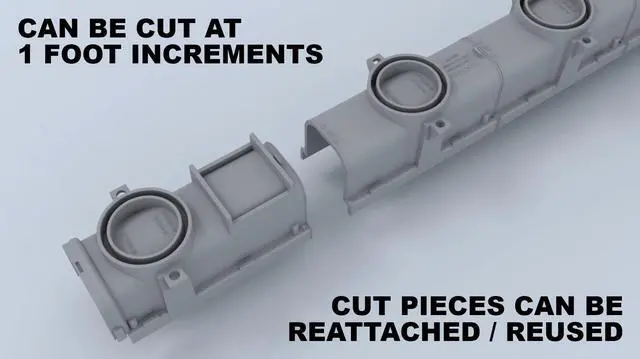 Alt view image 4 of 6 - Grey Heavy Duty 4ft Trench Drain Kit (3 Pack / 12 Linear Feet)