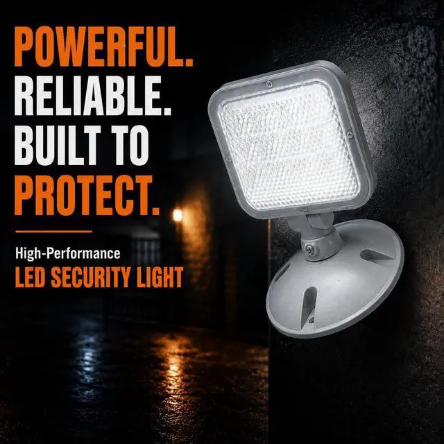 Alt view image 4 of 6 - Remote Outdoor Emergency Light Head Single Head LED Lamp, Weatherproof Emergency Exit Lighting 3.6V OR 9.6V Volts, 1.7 Watts (12 Pack)