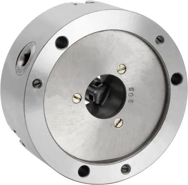 Alt view image 2 of 6 - CME 5" 3-Jaw Self-Centering (Scroll) Lathe Chuck, Front Mount, Two-Piece Reversible Jaws
