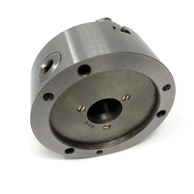 Alt view image 5 of 6 - CME 5" 3-Jaw Self-Centering (Scroll) Lathe Chuck, Front Mount, Two-Piece Reversible Jaws