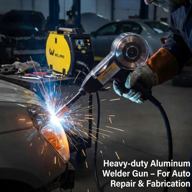 Alt view image 6 of 6 - Weldpro 130A Aluminum Spool Gun, 15 FT MIG Welding Torch for Weldpro MIG210LCD Omni 210 MIG155GD, Welding Gun for Aluminum Welding