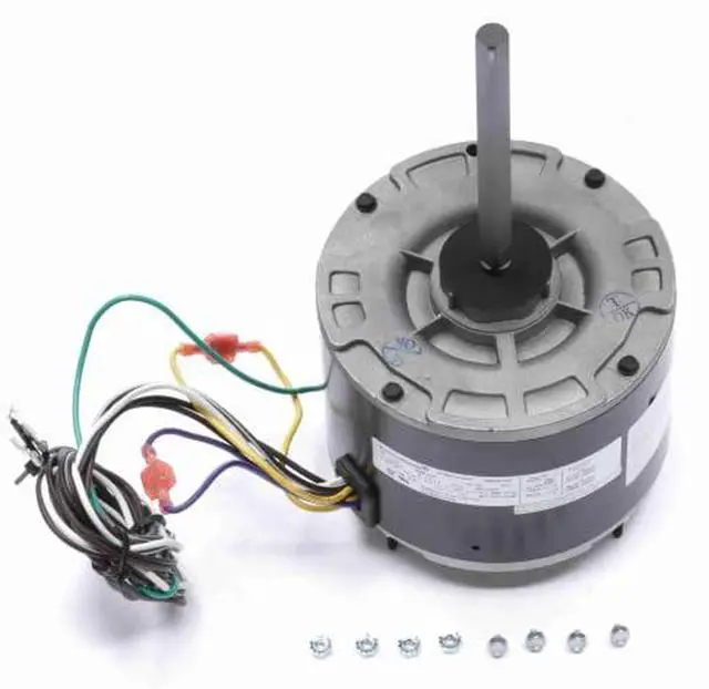 Alt view image 2 of 3 - 1/6 hp 825 RPM 48 Frame 208-230V 5 5/8" Diameter Condenser Fan Motor | EM3403F