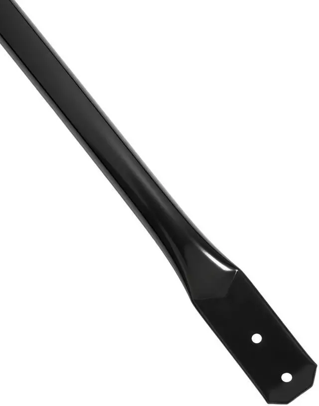 Alt view image 6 of 6 - Step Handrail Ladder Handrail Grab Bar Climber 60" Length, 9" Stand-Off for Indoor/Outdoor Universal Fit for Metal & Wood Ladders Steel Safety Grab Bar Powder Coated