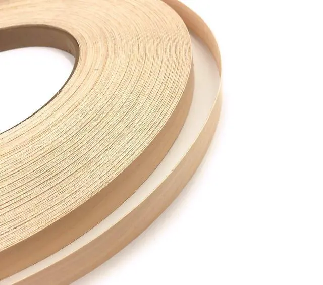 Alt view image 2 of 6 - Birch 1 1/8 X 500 ft Roll Non-glued Wood Edge Banding Real Wood Veneer Edging with Smooth Sanded Finish Highest Grade Birch Edge Banding for Furniture Restoration. Made in Germany