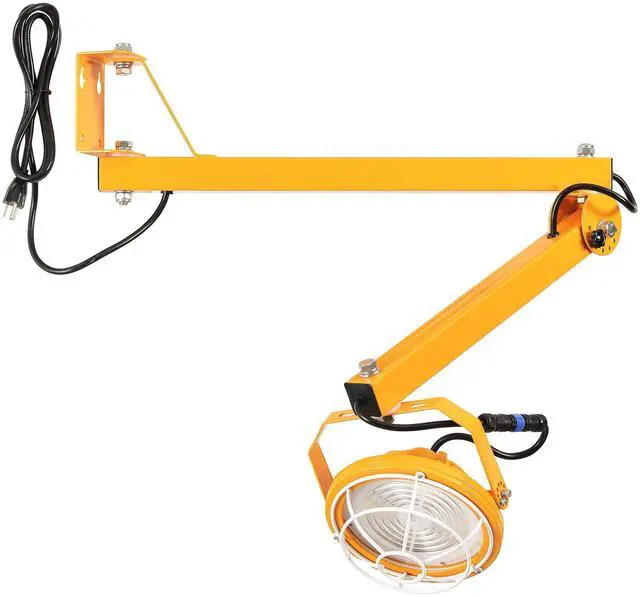 Main image of 30W LED Loading Dock Light with 40 Swing Single Folding Arm, 5000K 4,200 Lumen 360° Rotatable Lamp Head, IP65 Rated, UL Listed Dock Light for Trailers, Docks, Warehouses, Container (30W)