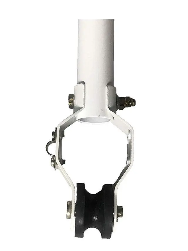 Alt view image 4 of 6 - 56" Industrial Indoor/Outdoor Moisture Resistant Ceiling Fan with Control, White, Poly Blades