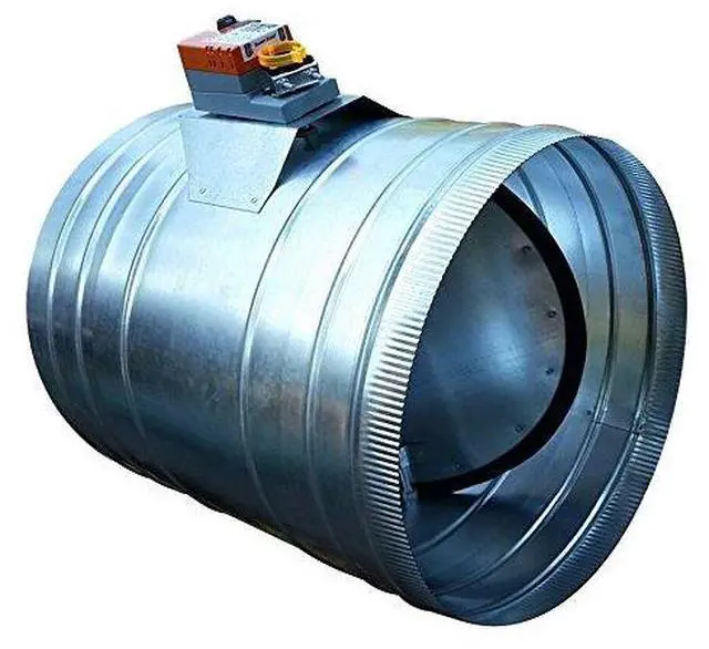 Main image of Zone Damper 14" Round Professional-Grade (HVAC Zoning) - Preminum replacement for Honeywell, EWC, Durozone, more (14)