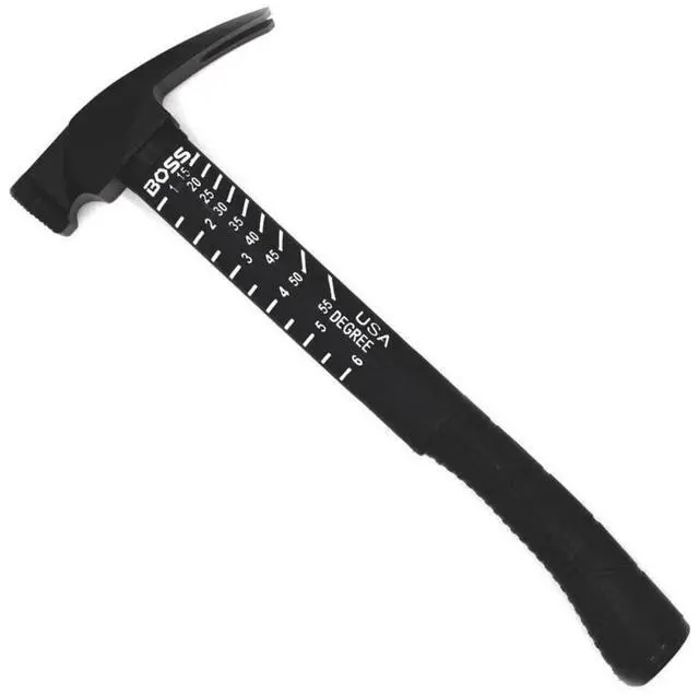 Main image of 22 oz 4340 Steel Hammer, Poly Fiberglass Handle | Milled Face, Rip Claw, Shock-Absorbing Poly-Fiberglass Handle, No-Slip Grip, Cerakote Finish, Made in USA BH22STPFM