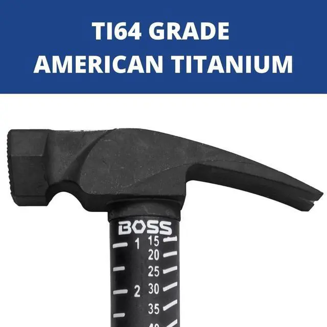 Alt view image 2 of 6 - 22 oz 4340 Steel Hammer, Poly Fiberglass Handle | Milled Face, Rip Claw, Shock-Absorbing Poly-Fiberglass Handle, No-Slip Grip, Cerakote Finish, Made in USA BH22STPFM