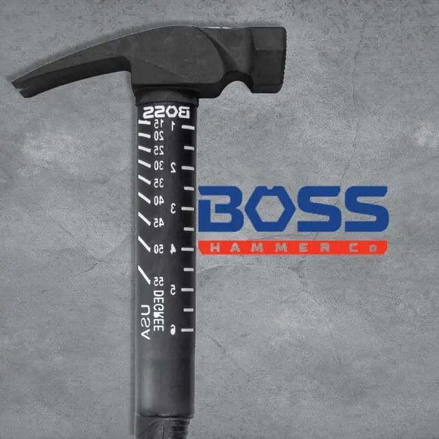 Alt view image 5 of 6 - 22 oz 4340 Steel Hammer, Poly Fiberglass Handle | Milled Face, Rip Claw, Shock-Absorbing Poly-Fiberglass Handle, No-Slip Grip, Cerakote Finish, Made in USA BH22STPFM