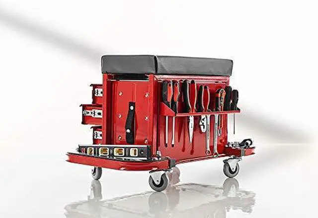 Main image of Rolling Toolbox Stool by