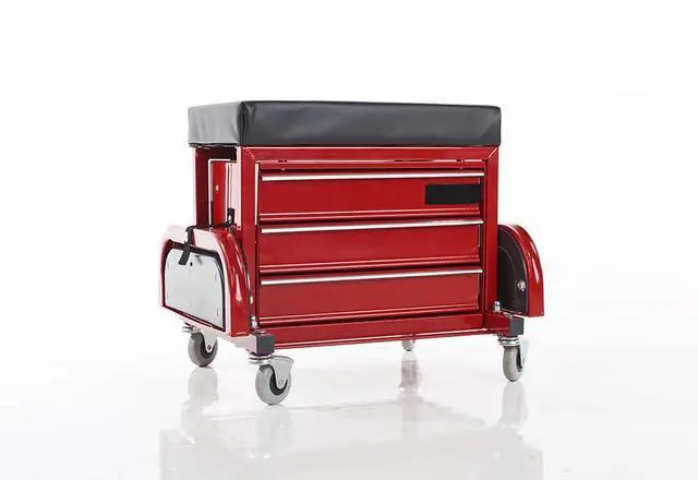 Alt view image 5 of 6 - Rolling Toolbox Stool by