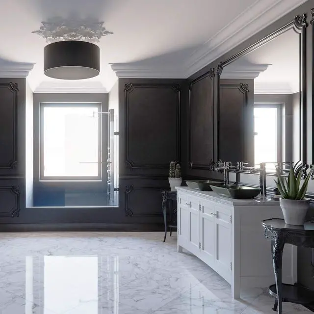 Alt view image 4 of 6 - Donatello 18"L x 13"W x 4"H Over the Counter Glass Rectangular Vessel Bathroom Sink in Gray Onyx -VG07084
