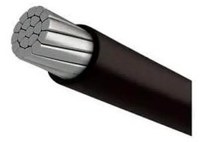 Main image of 6 AWG XHHW-2 Aluminum Building Wire (225Ft Cut) - Black