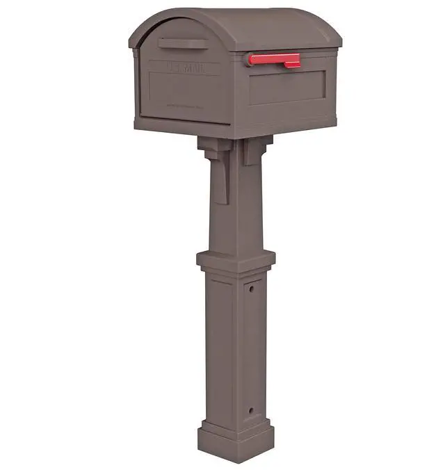 Main image of GHC40M01 Grand Haven Decorative Package Mailbox, Mocha