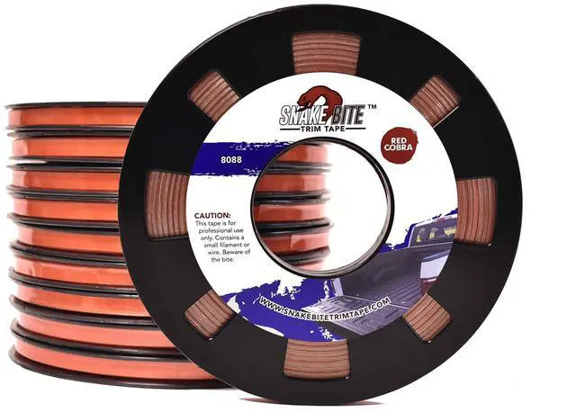 Main image of Red Cobra Trim Tape, Bedliner Wire Cutting Tape 120ft Roll - Box of 10