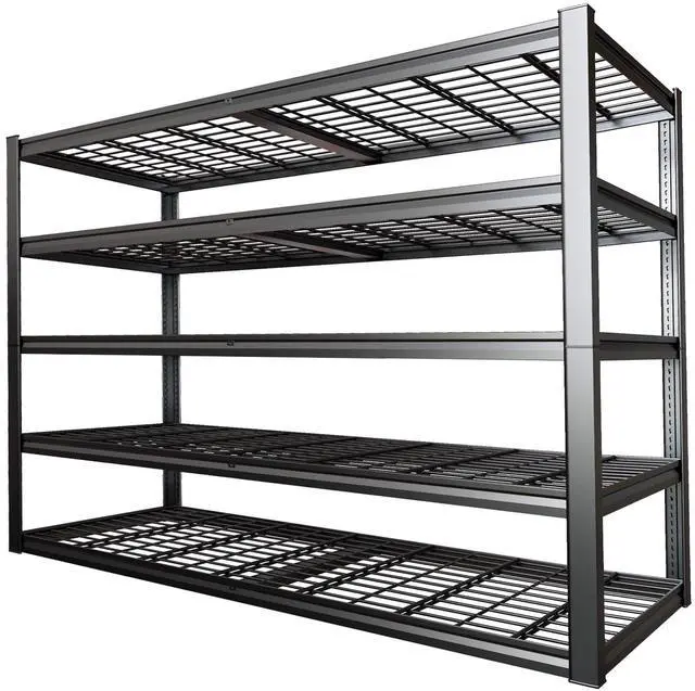 Main image of 67" Wide 5-Tier Garage Shelving Unit, 67" W x 24" D x 84" H, Heavy Duty Garage Storage Shelves,3500 LBS Capacity, Industrial Adjustable Shelves for Basement Warehouse