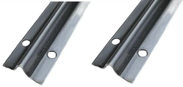 Alt view image 4 of 5 - KC Hardware Stainless Steel Sliding Glass Door Screw Down Track, Inverted V Bottom Track for Sliding Screen Doors- Satin Anodized -2 x 72 Length