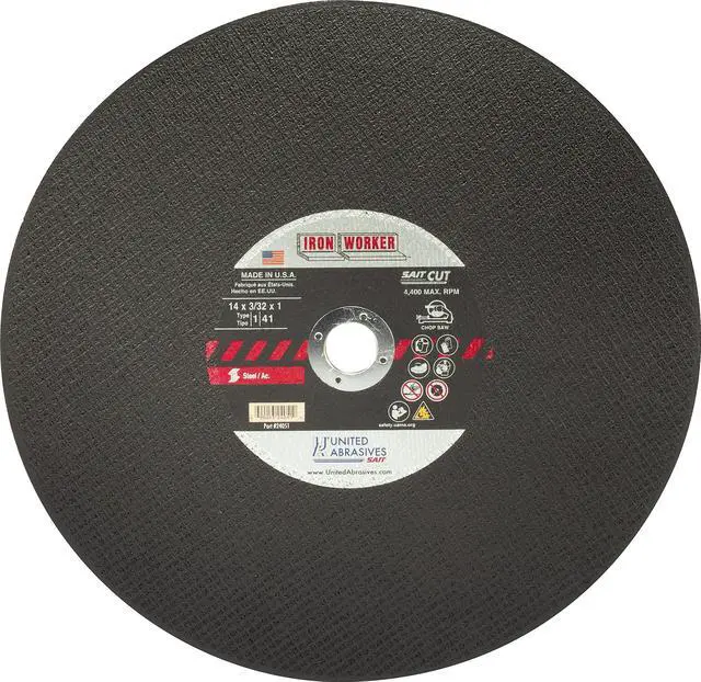 Main image of SAIT 24051 Type 1 14-Inch x 3/32-Inch x 1-Inch Fast Cutting Chop Saw Blade, 10-Pack