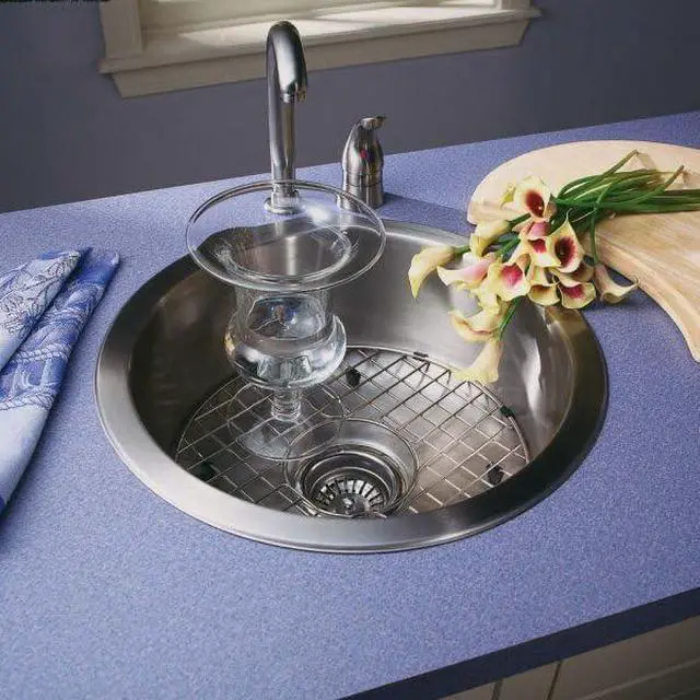 Alt view image 2 of 6 - SCF-1830-1 Hospitality Series Topmount Stainless Steel Round Bar/Prep Sink