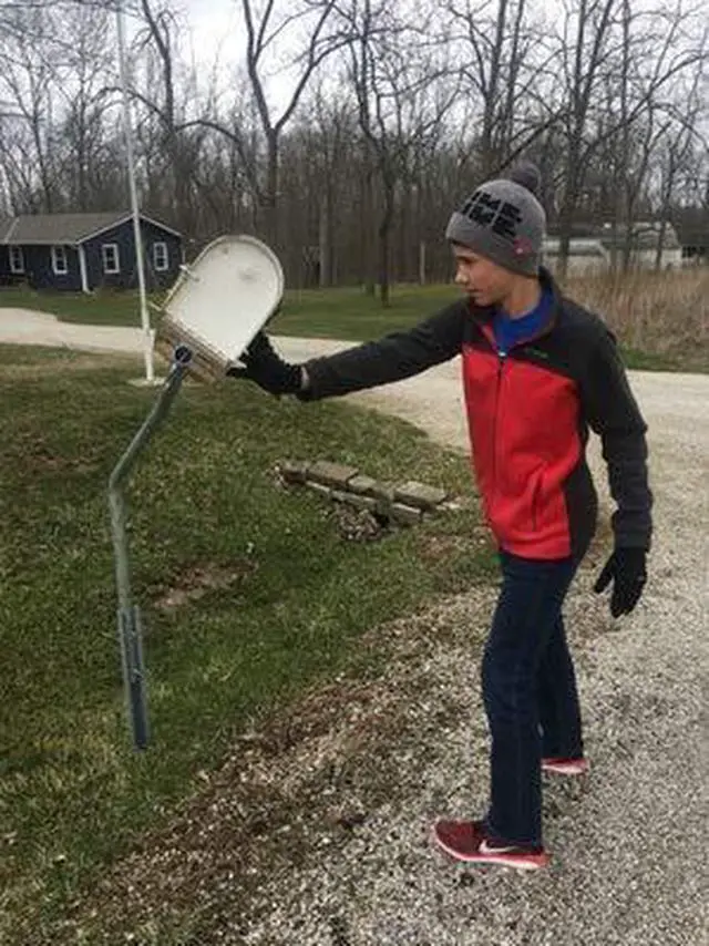 Alt view image 3 of 5 - RTC SwingAway Mailbox Support, 36-inch arm, Galvanized Steel Mailbox Post Swings Away When Impacted