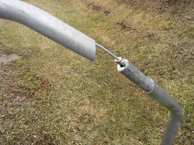 Alt view image 5 of 5 - RTC SwingAway Mailbox Support, 36-inch arm, Galvanized Steel Mailbox Post Swings Away When Impacted