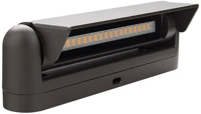 Main image of WAC Landscape Lighting, Linear Adjustable LED 12V Path and Area Light with Riser and Stem Kit 2700K Warm Built-in LED in Black