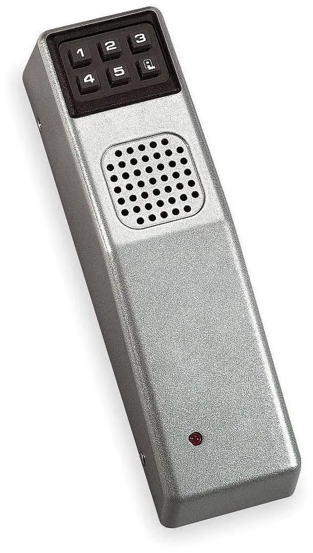 Main image of PG30MS Pilfergard 95 Decibel Dual Piezo Siren Surface Mount Keypad-Controlled Door Alarm, 9V Battery, Metallic Silver Finish