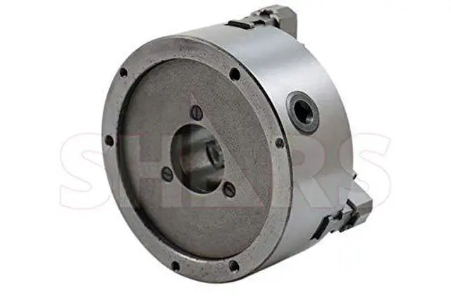 Alt view image 3 of 6 - 6" 3 jaw Self Centering Scroll Lathe Chucks, Plain Back, 2pc Reversible Jaws 202-5433 L[
