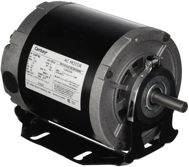 Main image of GF2024 Resilient Base Split Phase Electric Motor, 115 VAC, 5.4 A, 1/4 hp, 1725 rpm