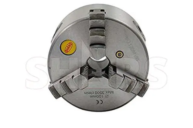 Alt view image 2 of 6 - 4" 3 jaw Self Centering Scroll Lathe Chucks 202-5410 L[