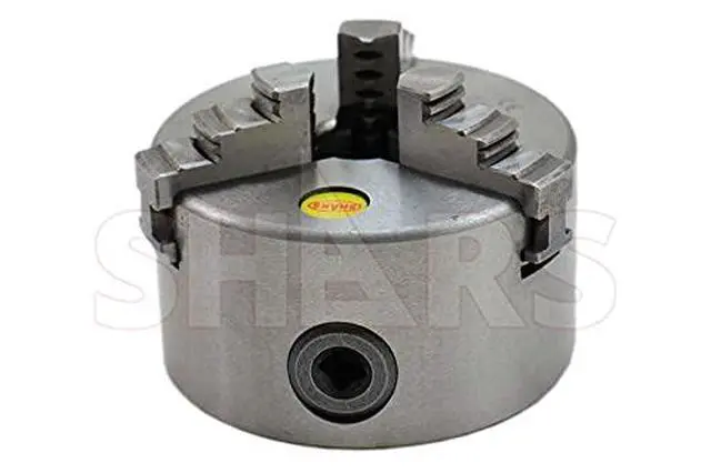 Alt view image 6 of 6 - 4" 3 jaw Self Centering Scroll Lathe Chucks 202-5410 L[