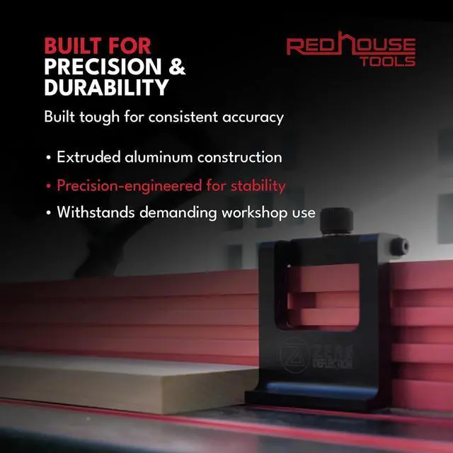 Alt view image 4 of 6 - RedHouse Tools Precision Miter Station Fence Kit, 24 or 36-Inch Adjustable T-Track System, Aluminum Construction (48")