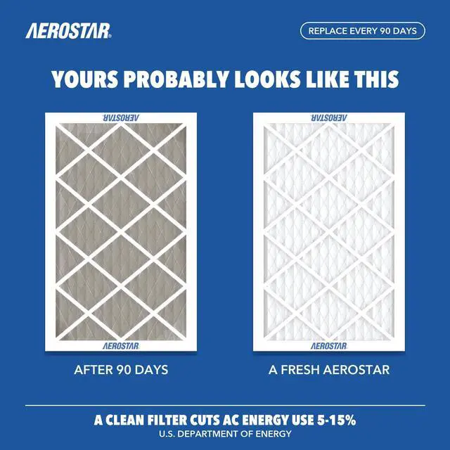 Alt view image 4 of 6 - Air Filter 13x21 1/2x1 MERV 8 AC Filter, Furnace Filter, 12 Pack | ACTUAL SIZE (12 7/8x21 1/2x3/4) AC Filter, HVAC, Furnace Filter Captures Dust, Lint & Pollen MERV 8 (MPR 600 / FPR 5)