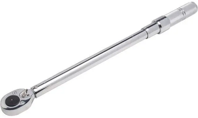 Main image of Stanley J6016C 1/2" Ratcheting Head Micrometer Torque Wrench, 30-150-Ft lb