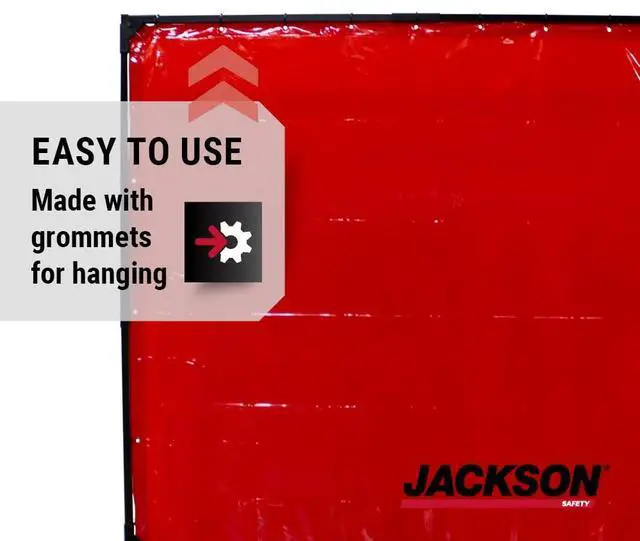 Alt view image 3 of 6 - Welding Screen and Frame Combo Kit -Includes Welding Curtain, Fame, Brackets, and Lacing Ties (Multiple Sizes and Colors), 6' x 8'