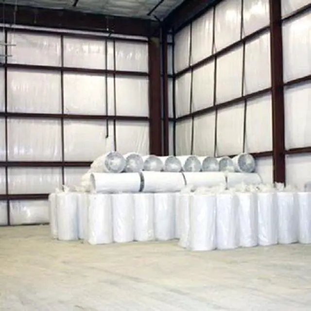 Alt view image 2 of 6 - 400sf (4x100) White Reflective Foam Insulation Vapor Barrier Warehouse Building