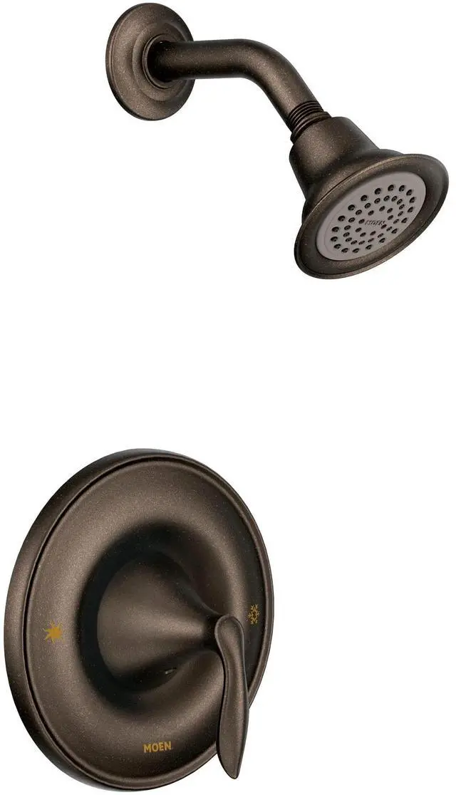 Main image of Eva Oil Rubbed Bronze Posi-Temp Shower Trim Kit, Valve Required, T2132ORB