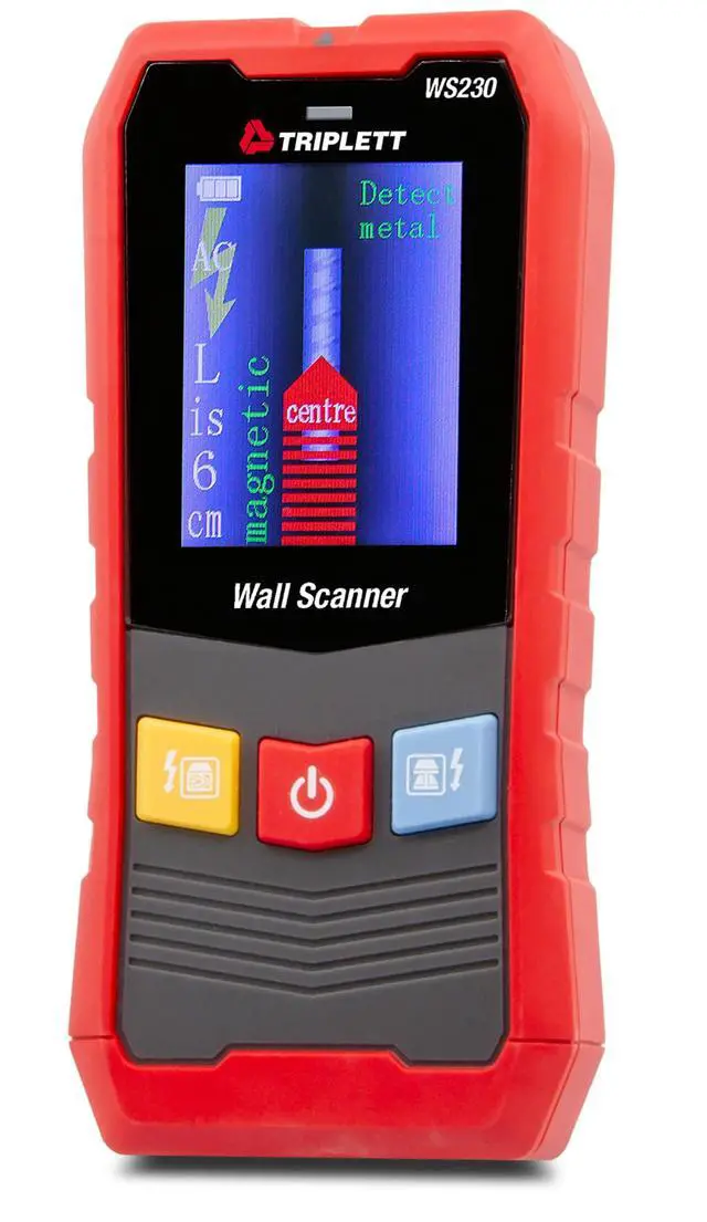 Alt view image 3 of 6 - WS230 Wall Scanner with Color Display | Stud Finder, Metal Detection, AC Voltage Detection