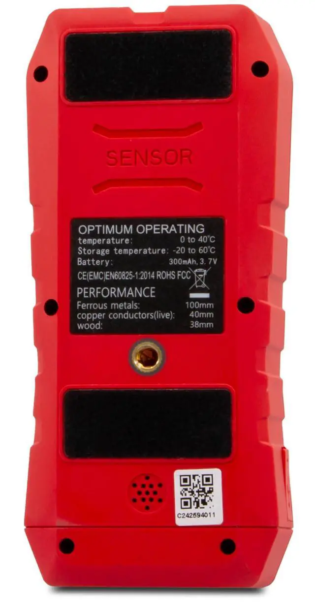Alt view image 5 of 6 - WS230 Wall Scanner with Color Display | Stud Finder, Metal Detection, AC Voltage Detection