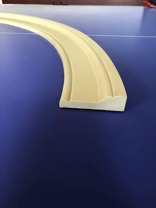 Alt view image 4 of 6 - #97 Adams: Flexible Casing Molding: 1-1/16" Thick x 3-7/16" Wide - PRE Curved to fit Specific Half Round Arches: 42" Diameter up to 56" Diameter