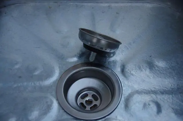 Alt view image 3 of 6 - Square Wash Tub with Standard 1-1/2" Tailpiece Kitchen Sink Basket Drain Strainer (Single tub with Standard 1-1/2" Tailpiece Drain and Stand)