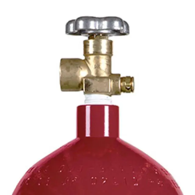Alt view image 2 of 5 - New 60 cu ft Steel Inert Gas Cylinder with CGA580 Valve - Helium, Nitrogen, Argon, CO2/Nitrogen Mix