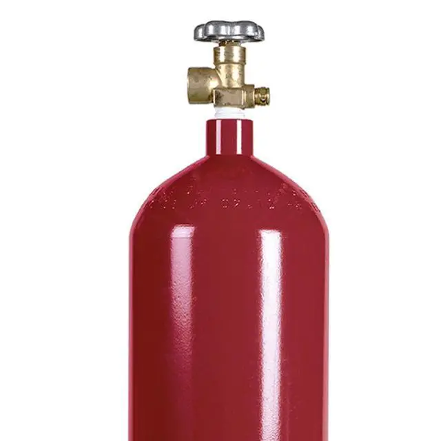 Alt view image 3 of 5 - New 60 cu ft Steel Inert Gas Cylinder with CGA580 Valve - Helium, Nitrogen, Argon, CO2/Nitrogen Mix